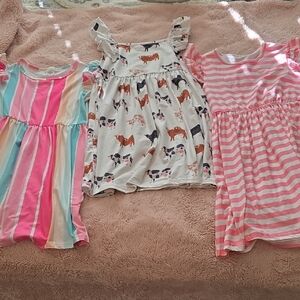 Colorful Striped and Animal Print Kids Tops